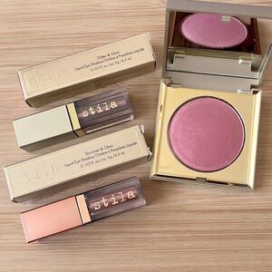 Brand New Stila Bundle of Highlighter & Two Liquid Eye Shadows Shimmer Glitter